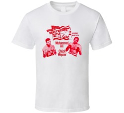 Muhammad Ali Vs Chuck Wepner Boxing Match Poster T Shirt 37773336