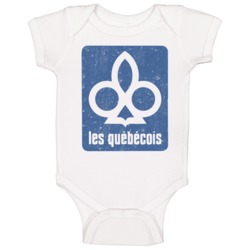 Montreal Quebecois National Lacrosse League Retro Team Logo Baby One Piece 37773396