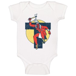 Long Island Toronto Tomahawks National Lacrosse League Retro Team Logo Baby One Piece 37773422