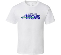 Maryland Arrows National Lacrosse League Retro Team Alt Logo T Shirt 37773425