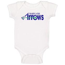 Maryland Arrows National Lacrosse League Retro Team Alt Logo Baby One Piece 37773434