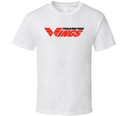 Philadelphia Wings National Lacrosse League Retro Team Logo T Shirt 37773475