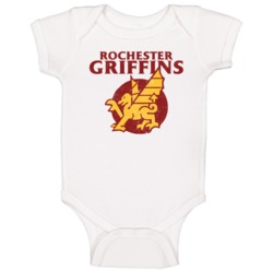 Rochester Griffins National Lacrosse League Retro Team Logo Baby One Piece 37773481
