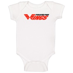 Philadelphia Wings National Lacrosse League Retro Team Logo Baby One Piece 37773485