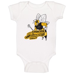 Syracuse Stingers National Lacrosse League Retro Team Logo Baby One Piece 37773518