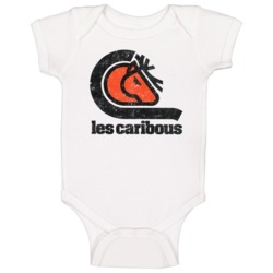 Quebec Caribou National Lacrosse League Retro Team Logo Baby One Piece 37773520