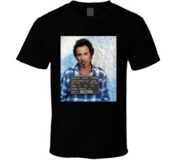 Bruce Springsteen Celebrity Mugshot T Shirt 37778375