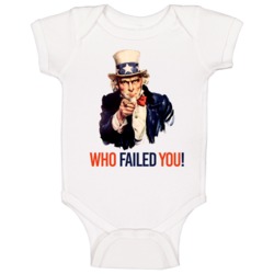 Uncle Sam Who Failed You Usa American Baby One Piece 37792427