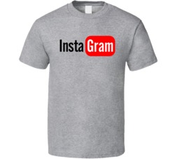 Instagram Youtube Look Logo Mashup Funny Tech Company Geek Fan T Shirt 37833862