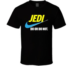 Jedi Star Wars Swoosh Mashup Sci Fi Fan T Shirt 37833870