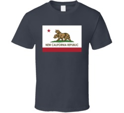 New California Republic Flag Fallout Video Game Fan T Shirt 37833879