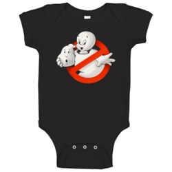 Casper The Ghost Busters Funny Supernatural Mashup Fan Baby Baby One Piece 37833934
