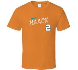Matt Haack 2 Favorite Player Miami Football Fan T Shirt 38348934