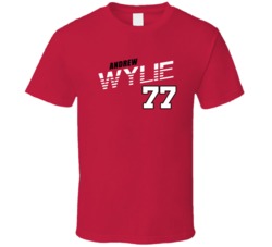 Andrew Wylie 77 Favorite Player Kansas City Football Fan T Shirt 38348988