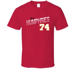 D J Humphries 74 Favorite Player Arizona Football Fan T Shirt 38350045
