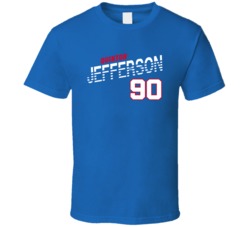 Quinton Jefferson 90 Favorite Player Buffalo Football Fan T Shirt 38350205