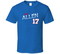 Josh Allen 17 Favorite Player Buffalo Football Fan T Shirt 38350226