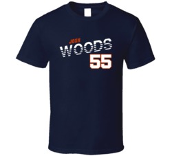 Josh Woods 55 Favorite Player Chicago Football Fan T Shirt 38354977