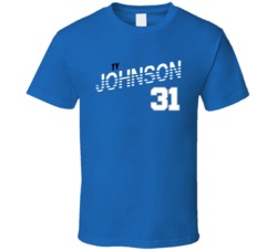 Ty Johnson 31 Favorite Player Detroit Football Fan T Shirt 38356257