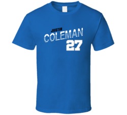 Justin Coleman 27 Favorite Player Detroit Football Fan T Shirt 38356280