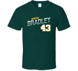 Hunter Bradley 43 Favorite Player Green Bay Football Fan T Shirt 38356318