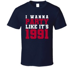 I Wanna Party Like Its 1991 New York Football Champions T Shirt 38416947