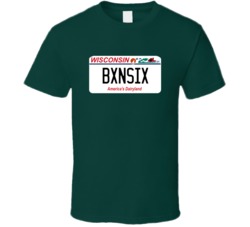 Wisconsin Custom Name License Plate Customizable T Shirt 39150902