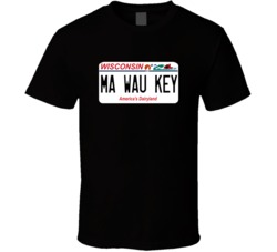 Wisconsin Custom Name License Plate Customizable T Shirt 39152516