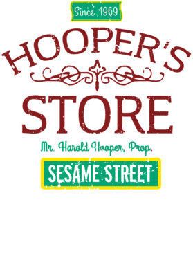 Hoopers Store Sesame Street Tv Show Fan T Shirt