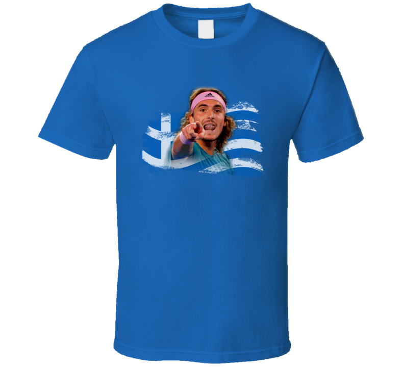 Stefanos Tsitsipas Greek Tennis Player T Shirt