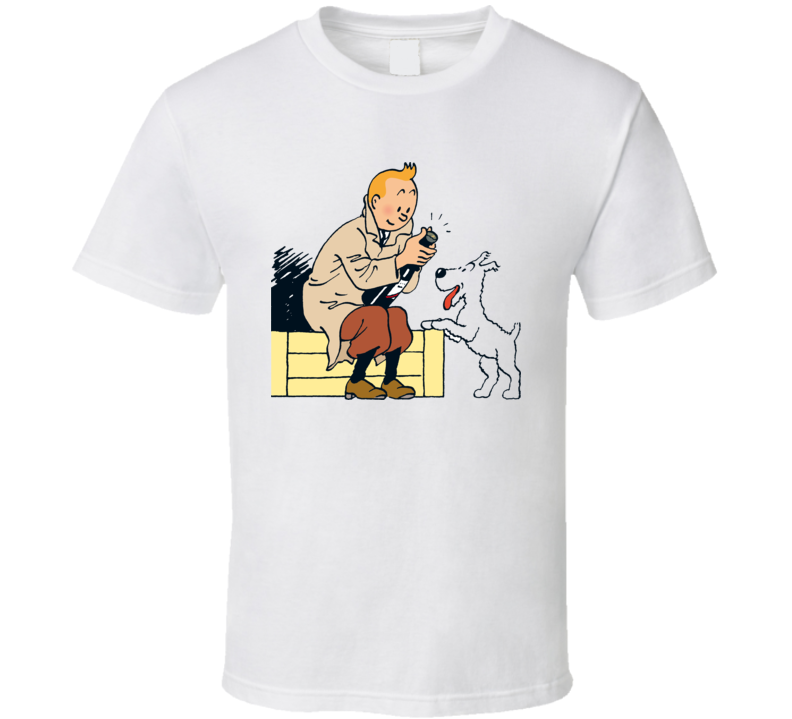 Tintin and Snowy 2 T Shirt Tintin and Snowy 2 T Shirt