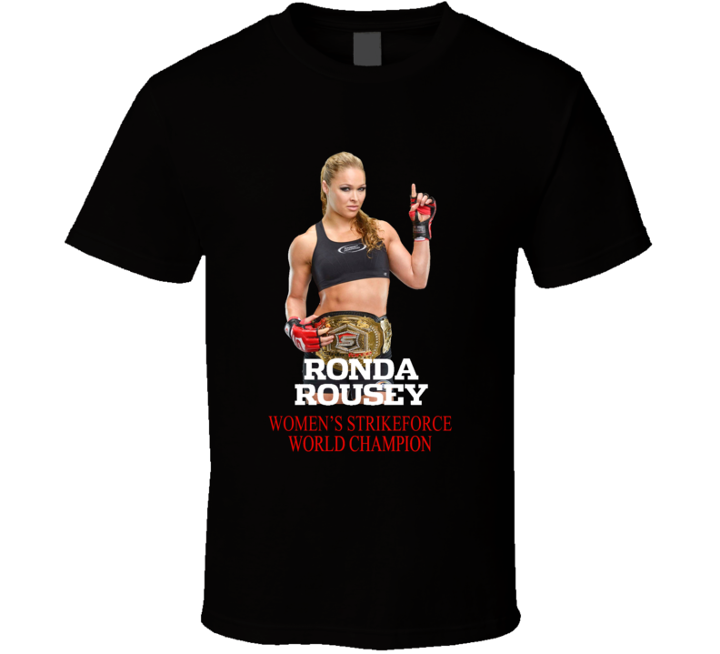 Woman MMA Champion Ronda Rousey Black