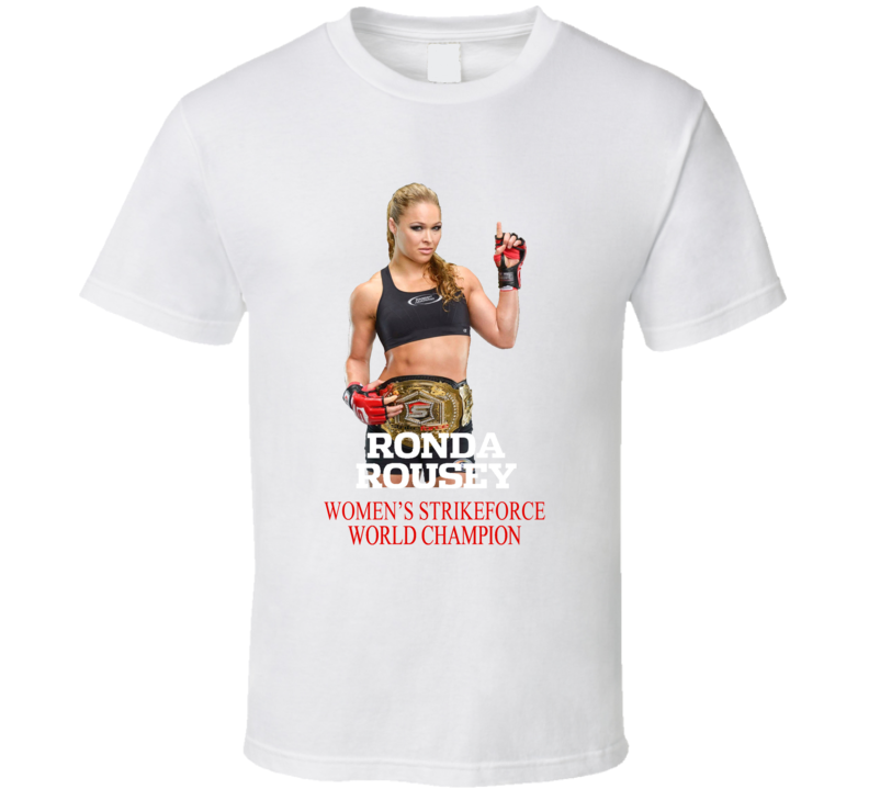 Woman MMA Champion Ronda Rousey White