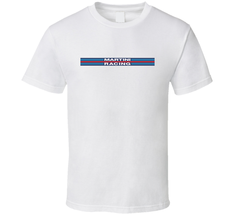 Martini Racing Line Logo T Shirt Martini Racing Line Logo T Shirt