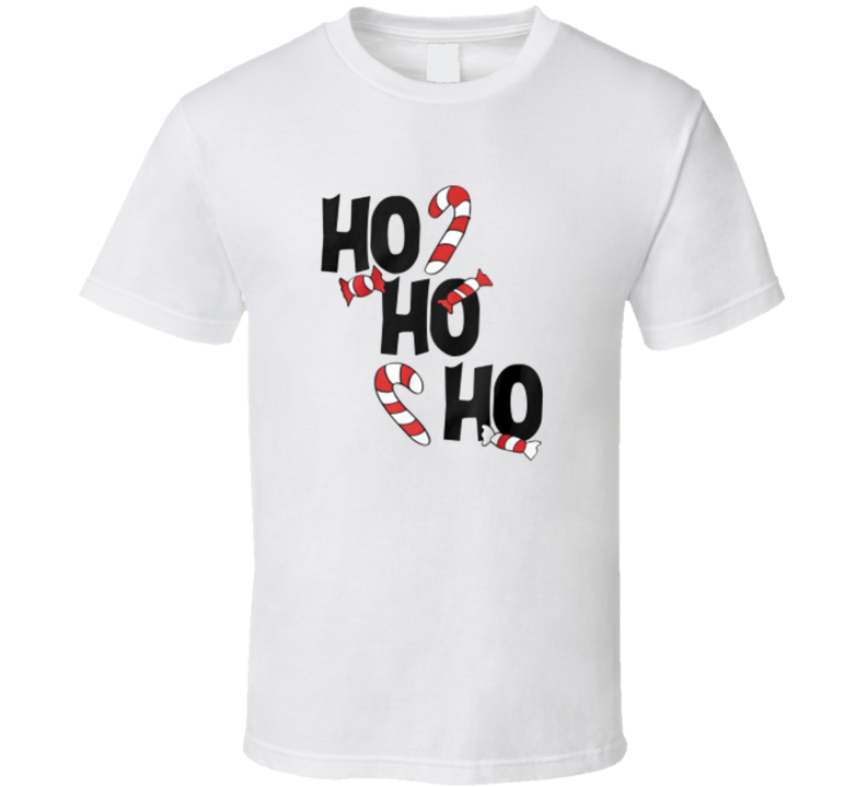 Ho Ho Ho Christmas Santa Holiday T Shirt