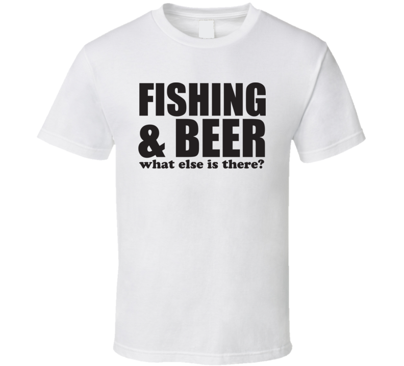 Fishing And Beer Funny Fathers Day Grandpa Boat Lover Gift T Shirt