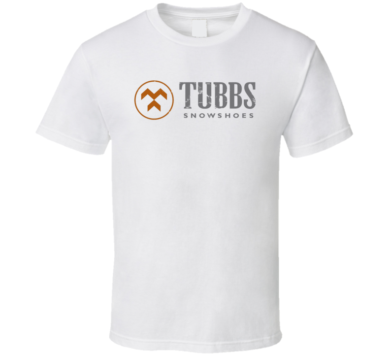 Tubbs Snowshoeing Sport Outdoors Distressed Look Essential Fan T Shirt