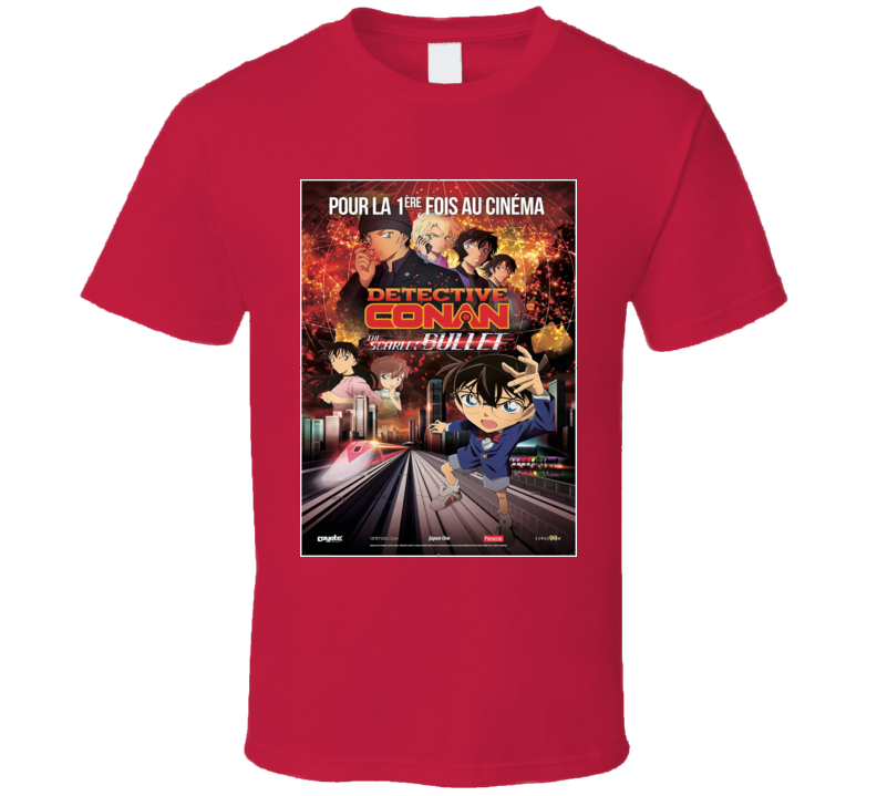 Detective Conan The Scarlet Bullet Poster Anime Movie Fan Gift Cool T 