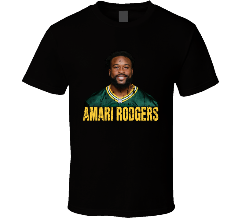 Amari Rodgers Green Bay Football Fan Sports Gift Worn Look T Shirt