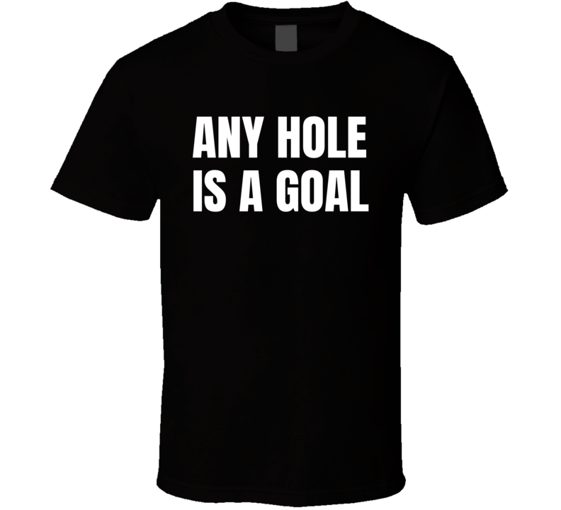 Any Hole Is A Goal Funny Rude Offensive Gifts For Christmas T Shirt