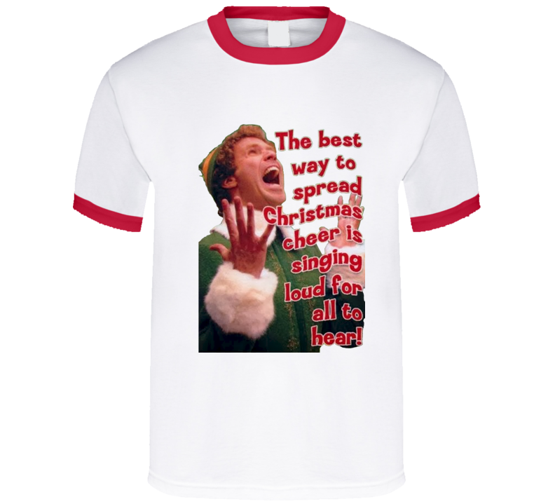 Elf Spreading Cheer Funny T shirt