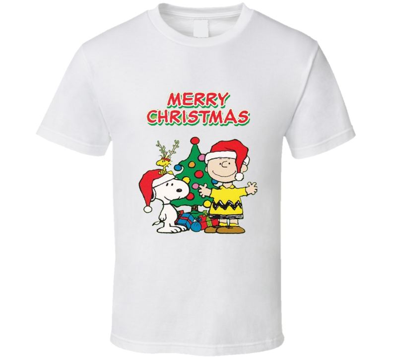 Charlie Brown Merry Christmas T shirt