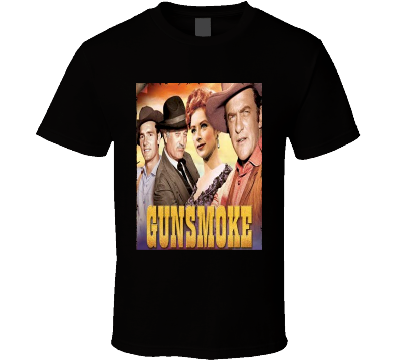 Gunsmoke Retro TV Show T shirt Gunsmoke Retro TV Show T shirt