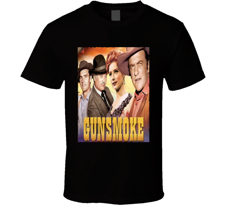 Gunsmoke Retro TV Show T shirt