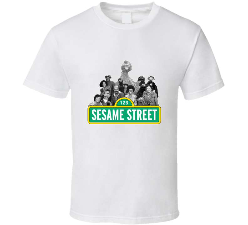 Sesame Street Childrens Popular Retro TV Show Fan T shirt Sesame Street Childrens Popular Retro TV Show Fan T shirt