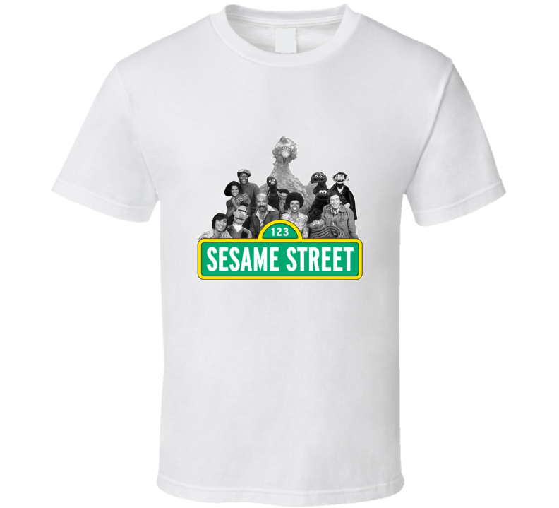 Sesame Street Childrens Popular Retro TV Show Fan T shirt