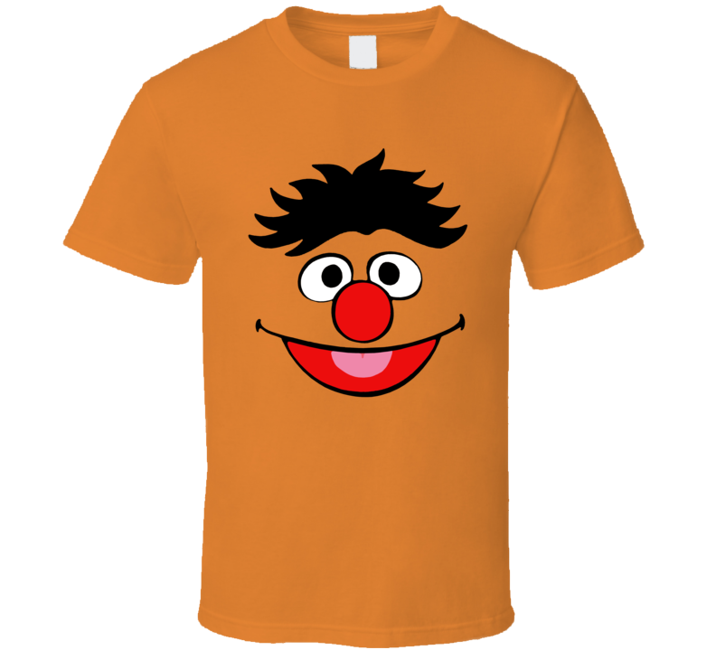 Ernie Face Sesame Street Halloween Costume T Shirt