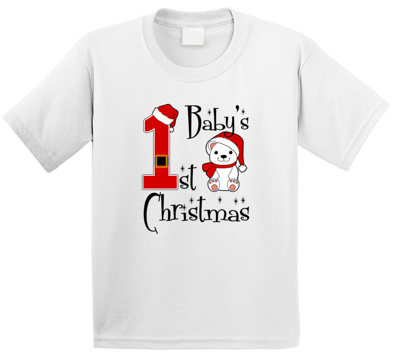 Babys First Christmas Cute Christmas T Shirt