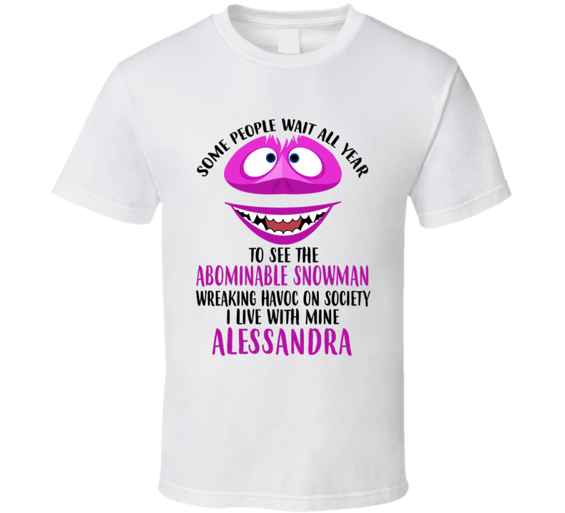 Alessandra Some Wait To See Abominable Snowman I Live With Mine Christ