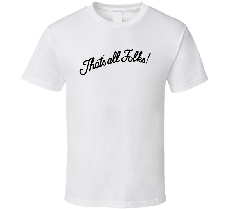 Thats All Folks New Orleans Basketball Fan T Shirt